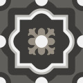Плитка керамогранітна CSAPBW0420 Patchwork B&W 04 200x200x10 Sant'agostino