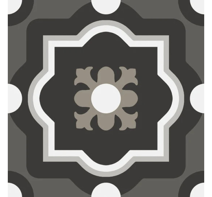 Плитка керамогранітна CSAPBW0420 Patchwork B&W 04 200x200x10 Sant'agostino