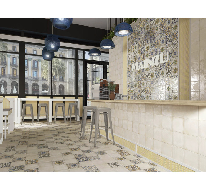 Плитка керамогранітна Faenza Bianco 200x200x9 Mainzu