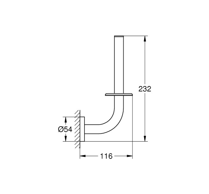 Тримач для туалетного паперу Essentials (40385001), Grohe