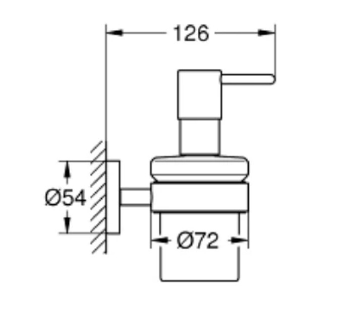 Дозатор для рідкого мила Essentials (40448001), Grohe