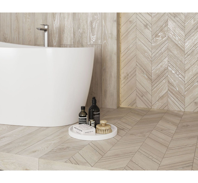 Декор Wildland Naturale (Twilight) Chevon правий 148x888x10 Paradyz