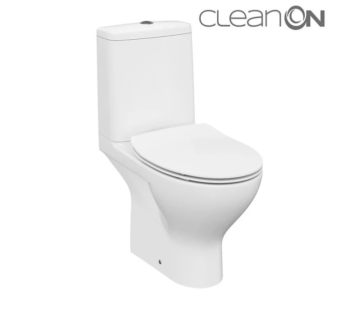 Компакт 675 Moduo Clean On 43 011 з кришкою дюропласт Slim soft-close Cersanit