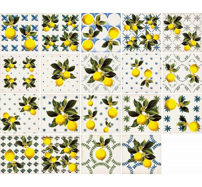 Декор CSAGIMXL20 Vita Giardino Bianco Mix Luc 200x200x10 Sant'agostino