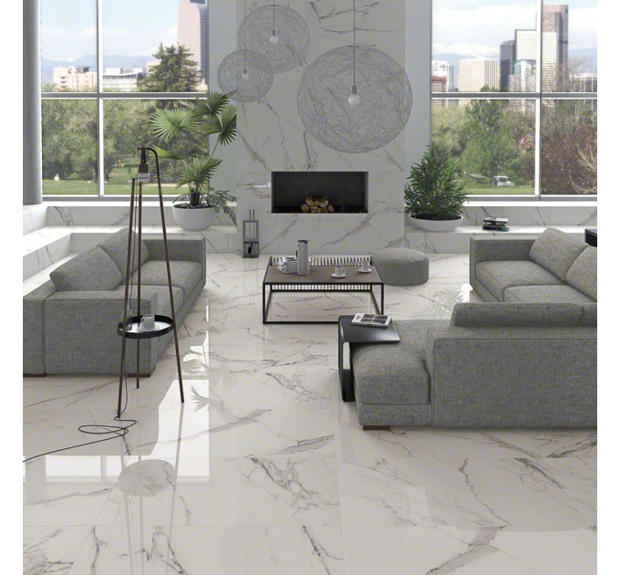 Плитка керамогранітна Marble Lous Doney-R Pulido RECT POL 793x1793x11 Vives