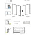 Двері для ванни Idea PN DWJ 150 L RADAWAY