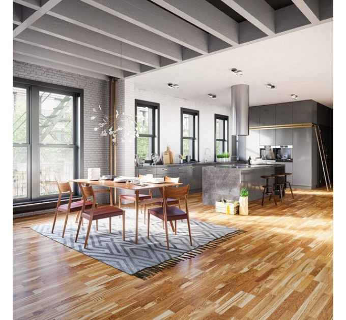 Паркетна дошка Beauty Floor Oak Bordeaux, 3-смугова