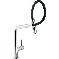 MP119400CR Змішувач кухонний Lamp, лійка з ручним душем на магніті, хром Nobili ІТАЛІЯ