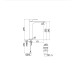 Змішувач для умивальника Seven (SE124128-2CR), Nobili
