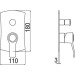 Змішувач для душу Sofi (SI98100-ECR), Nobili