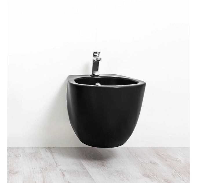 Біде підвісне Vignoni VI19 F85 Вlack, SIMAS
