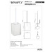 120113316-104 Vista: Щітка WC підлогова. білий Bemeta Чехія
