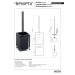 120113316-100 Vista: Щітка WC підлогова. чорний Bemeta Чехія