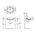 Умивальник Gap 550х400 (A3270Y0000), Roca