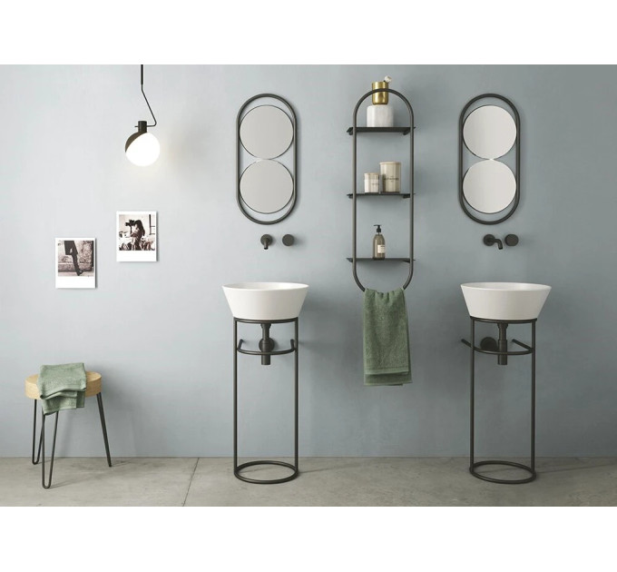 Умивальник WA 01 Wave (WA01WM) White matt, SIMAS