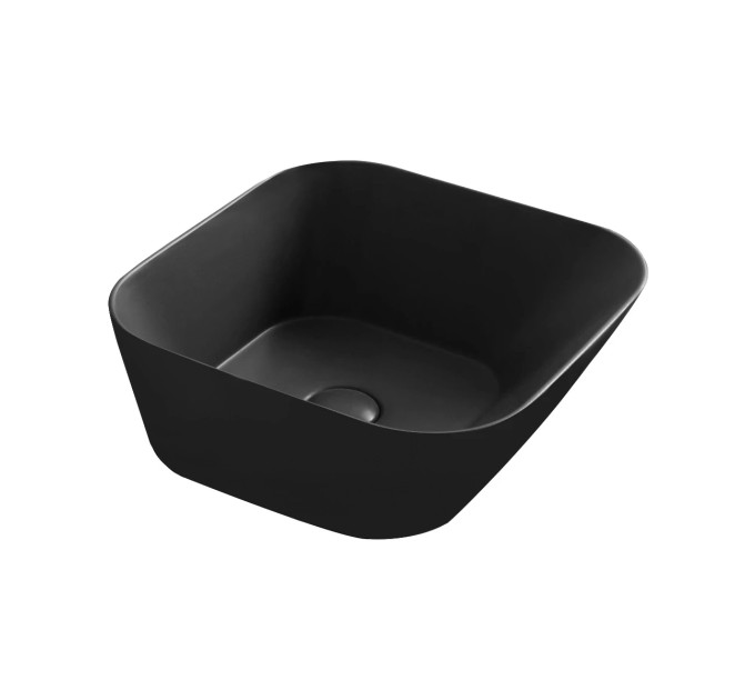 Умивальник WA 03 Wave (WA03NM) Blak matt, SIMAS