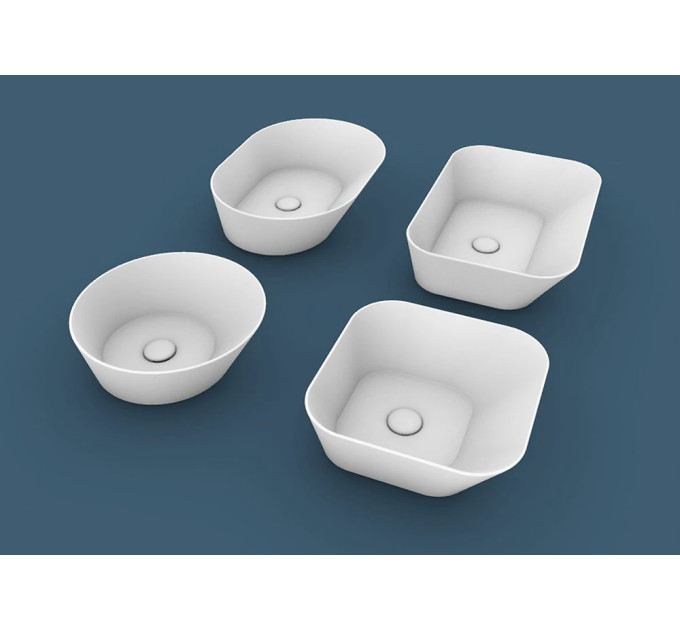 Умивальник WA 03 Wave (WA03WM) White matt, SIMAS