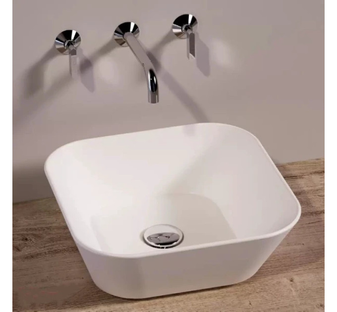 Умивальник WA 03 Wave (WA03WM) White matt, SIMAS