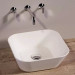 Умивальник WA 03 Wave (WA03WM) White matt, SIMAS
