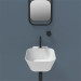 Умивальник WA 07 Wave (WA07) Glossy white SIMAS