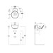 Умивальник WA 05 Wave (WA05) Glossy white SIMAS
