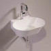 Умивальник WA 06 Wave (WA06) Glossy white SIMAS