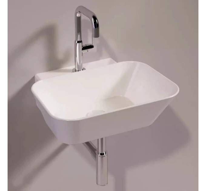 Умивальник WA 08 Wave (WA08) Glossy white SIMAS