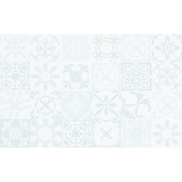 Плитка стінова Sansa White Pattern GLOSSY 25x40 код 1466 Церсаніт