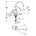 32843DC2 Змішувач Eurosmart Cosmopolitan для кухні Grohe НІМЕЧЧИНА