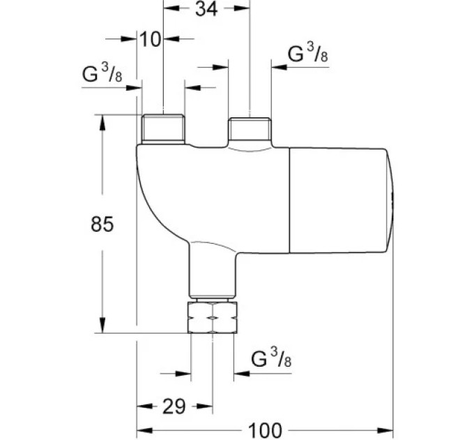 Термостат Grohtherm Micro (34487000), Grohe