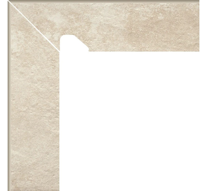 Цоколь Scandiano Beige Лівий 2 ел 8,1x30 код 5762 Ceramika Paradyz
