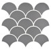 Мозаїка SCALES SC 6019 Silver 240x240x9 0,037 м2 Кераміка Лео