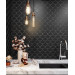 Мозаїка SCALES SC 6022 Graphite Black 240x240x9 0,037 м2 Кераміка Лео