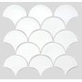 Мозаїка SCALES SC 6024 White 240x240x9 0,037 м2 Кераміка Лео