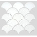 Мозаїка SCALES SC 6024 White 240x240x9 0,037 м2 Кераміка Лео