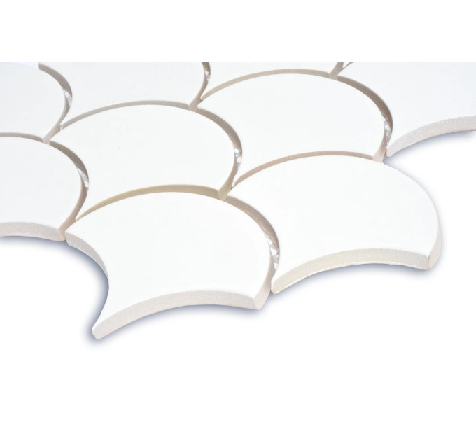 Мозаїка SCALES SC 6024 White 240x240x9 0,037 м2 Кераміка Лео