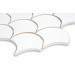 Мозаїка SCALES SC 6024 White 240x240x9 0,037 м2 Кераміка Лео
