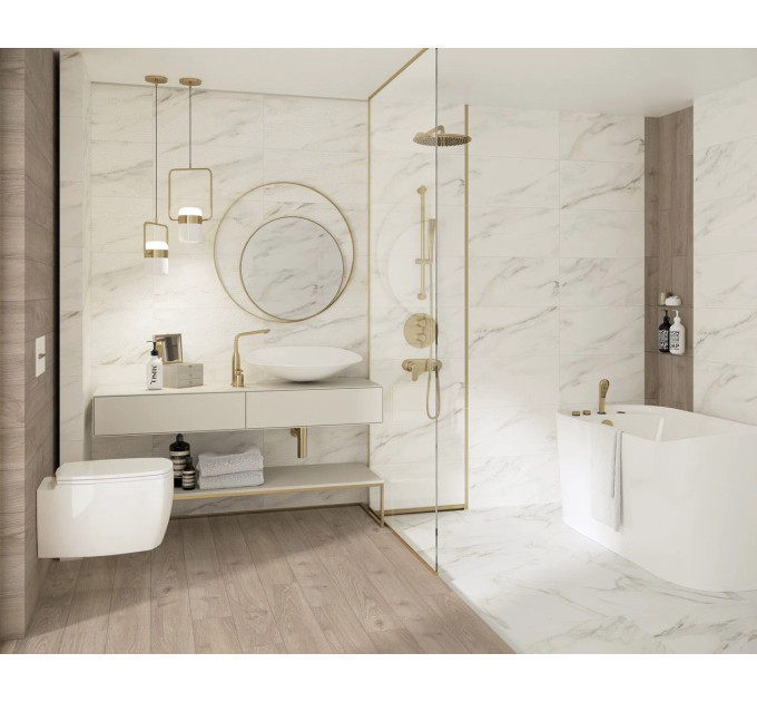 Плитка стінова Daybreak Bianco RECT 298x598x9 Paradyz