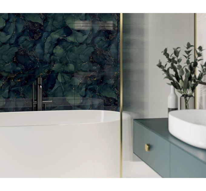 Декор Uniwersalny Panel Szklany Navy 3х-елементний 250x750x6 Paradyz