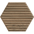 Плитка стінова Serene Brown Heksagon STR 171x198x9 Paradyz