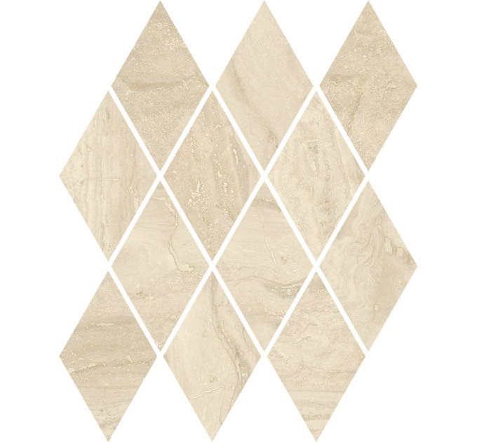 Мозаїка Silence Beige Romb Pillow 206x237x6 Paradyz