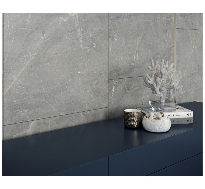 Плитка керамогранітна Marvelstone Light Grey RECT 598x1198x9 Paradyz
