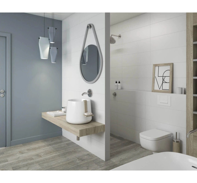 Neve Bianco RECT Блиск 25x75 код 3375 Ceramika Paradyz