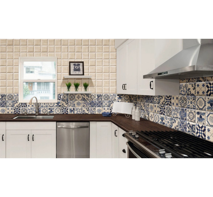 Плитка стінова Decor Tavira 150x150x8 Mainzu