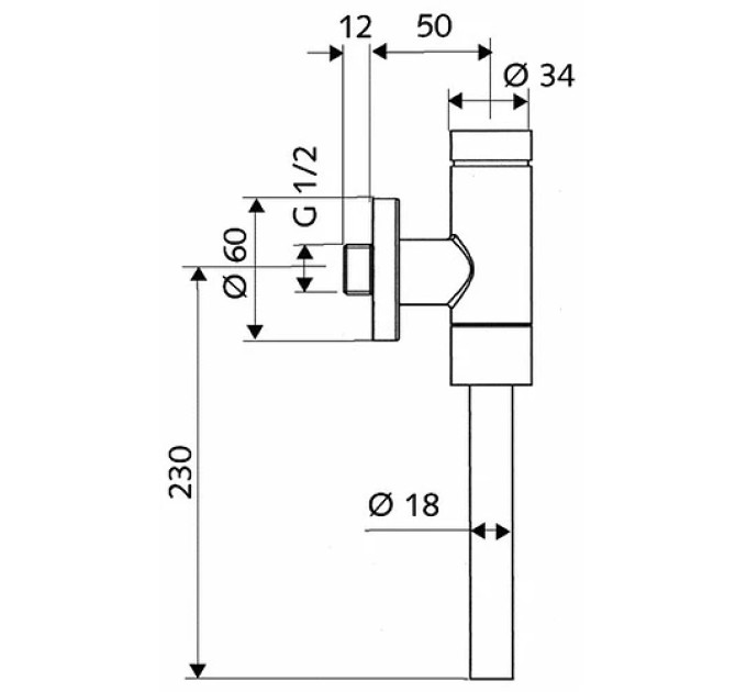 Клапан зливний для пісуара SCHELLOMAT BASIC (96017000) KOLO