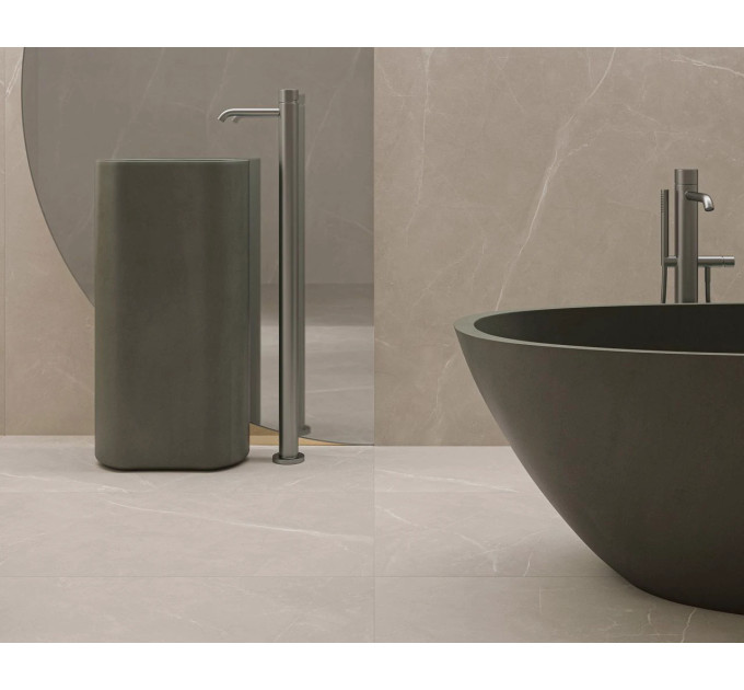 Плитка керамогранітна Ritual Grey RECT Soft 1200x2800x6 Paradyz