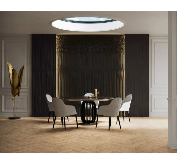 Плитка стінова Cold Crown Black RECT STR 39,8x119,8 код 9697 Ceramika Paradyz