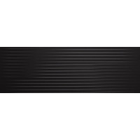 Плитка стінова Cold Princess Black RECT STR 39,8x119,8 код 9789 Ceramika Paradyz