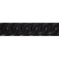 Фриз Fashion Spirit Black STR MAT 9x39,8 код 9632 Ceramika Paradyz