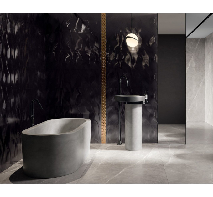 Плитка стінова Night Queen White RECT Блиск 39,8x119,8 код 8744 Ceramika Paradyz